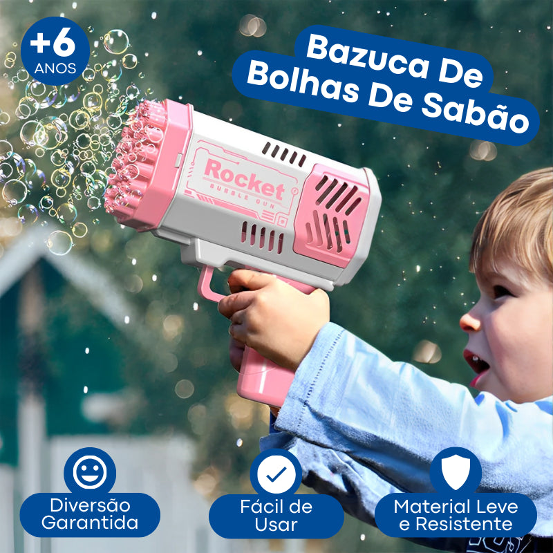 Brinquedo Bazuca De Bolhas De Sabão