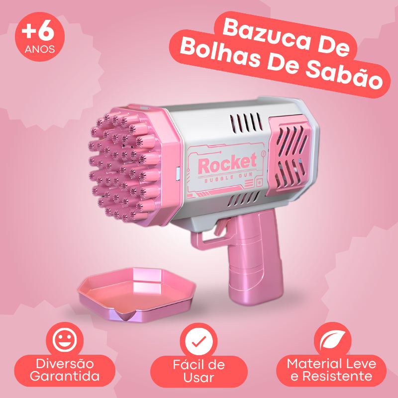 Brinquedo Bazuca De Bolhas De Sabão