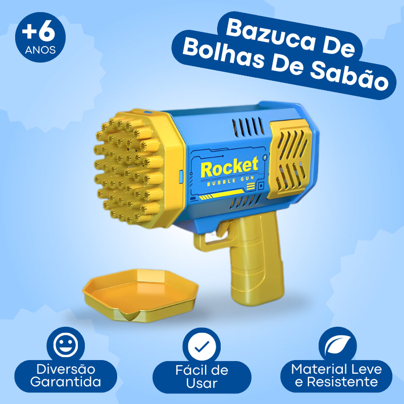 Brinquedo Bazuca De Bolhas De Sabão