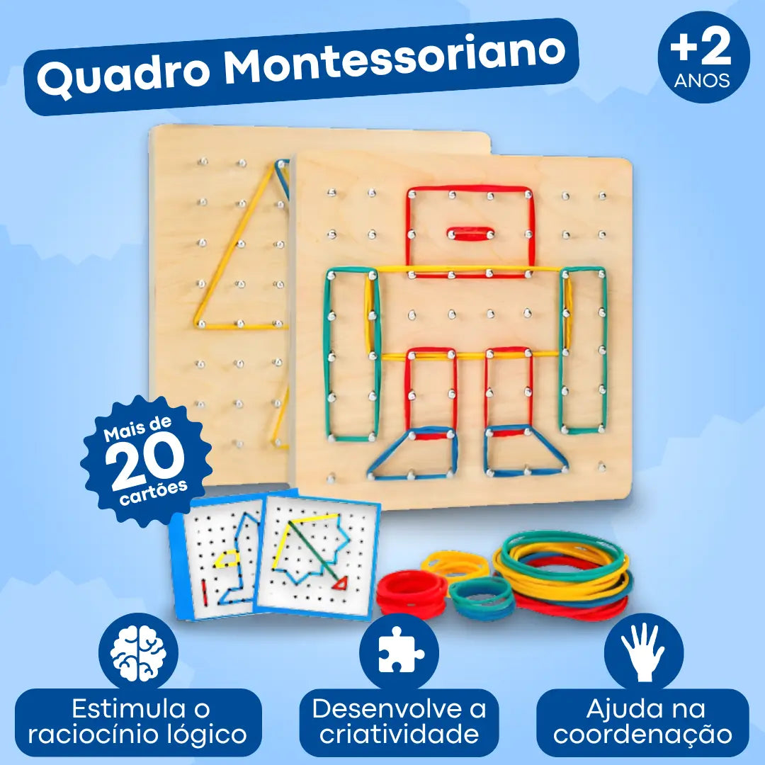 Copie o Desenho - Quadro Montessoriano