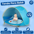 Tenda Para Bebês Com Piscininha e Proteção UV