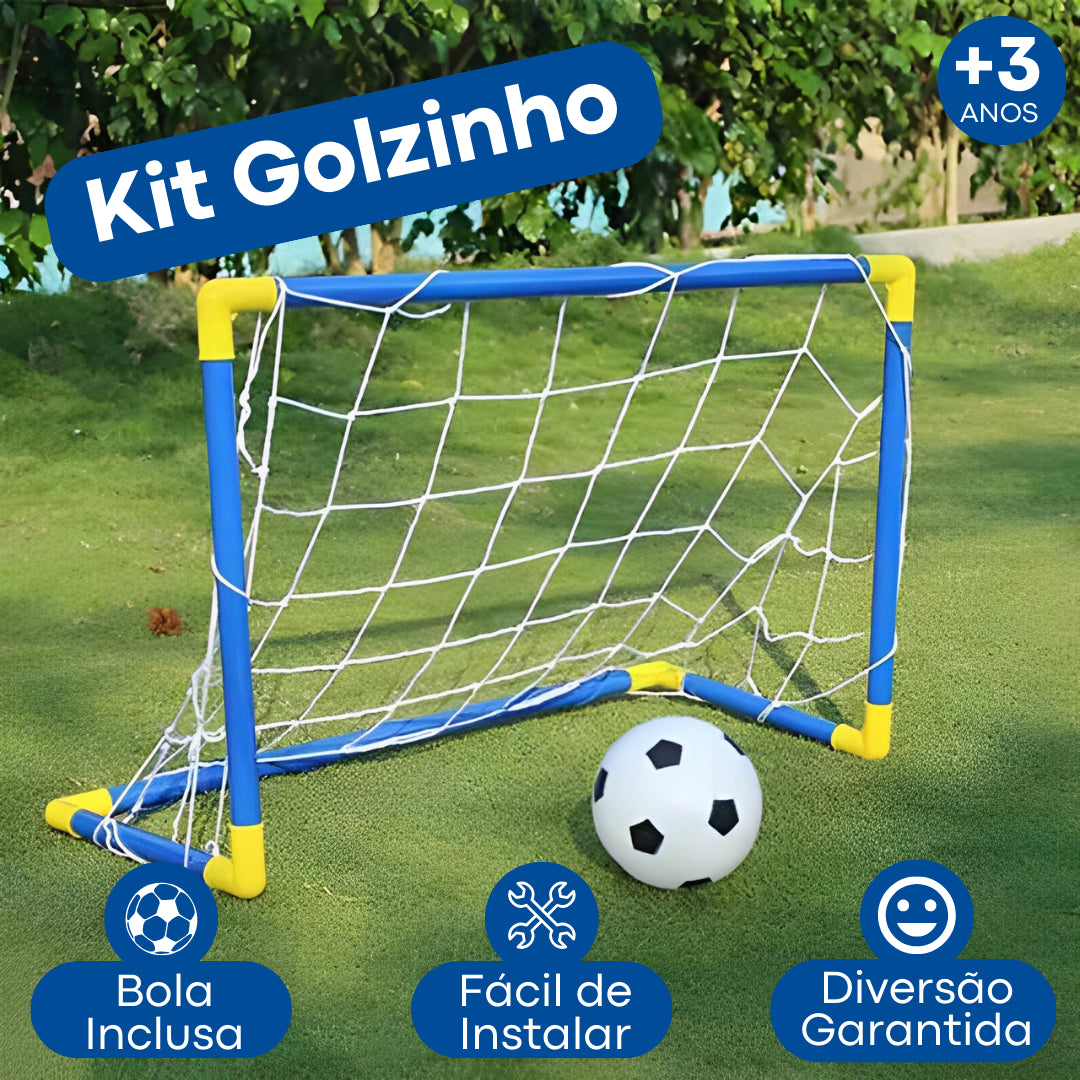 Kit Golzinho Travinha + Bola + Bombinha