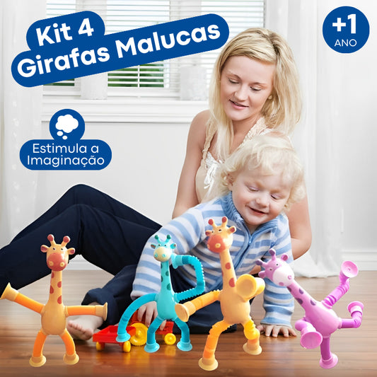 Kit 4 Girafas Pop