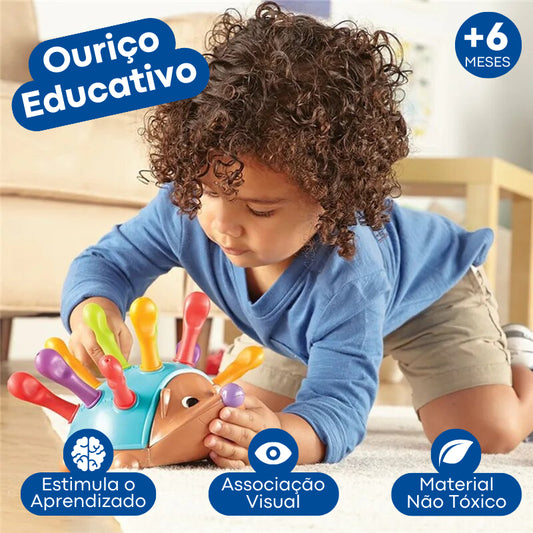 Brinquedo Sensorial Ouriço Educativo