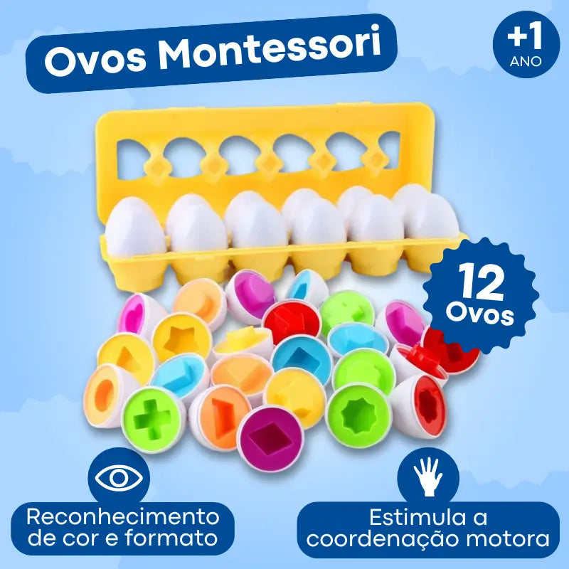 Caixa De Ovos Da Memória Sensorial Montessori