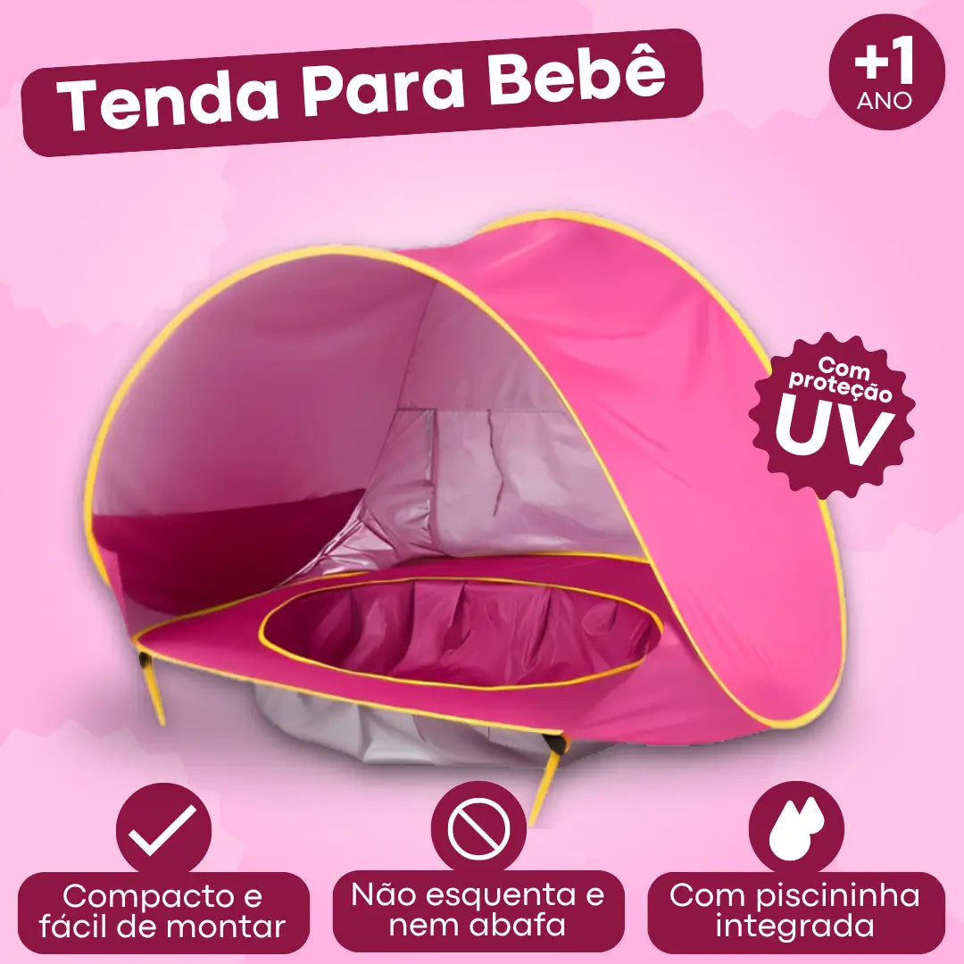 Tenda Para Bebês Com Piscininha e Proteção UV