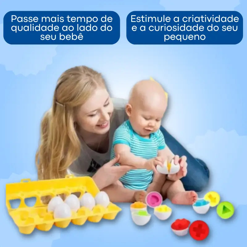 Caixa De Ovos Da Memória Sensorial Montessori