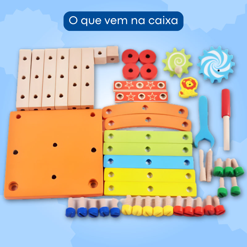 Cadeira De Montagem De Madeira Montessori