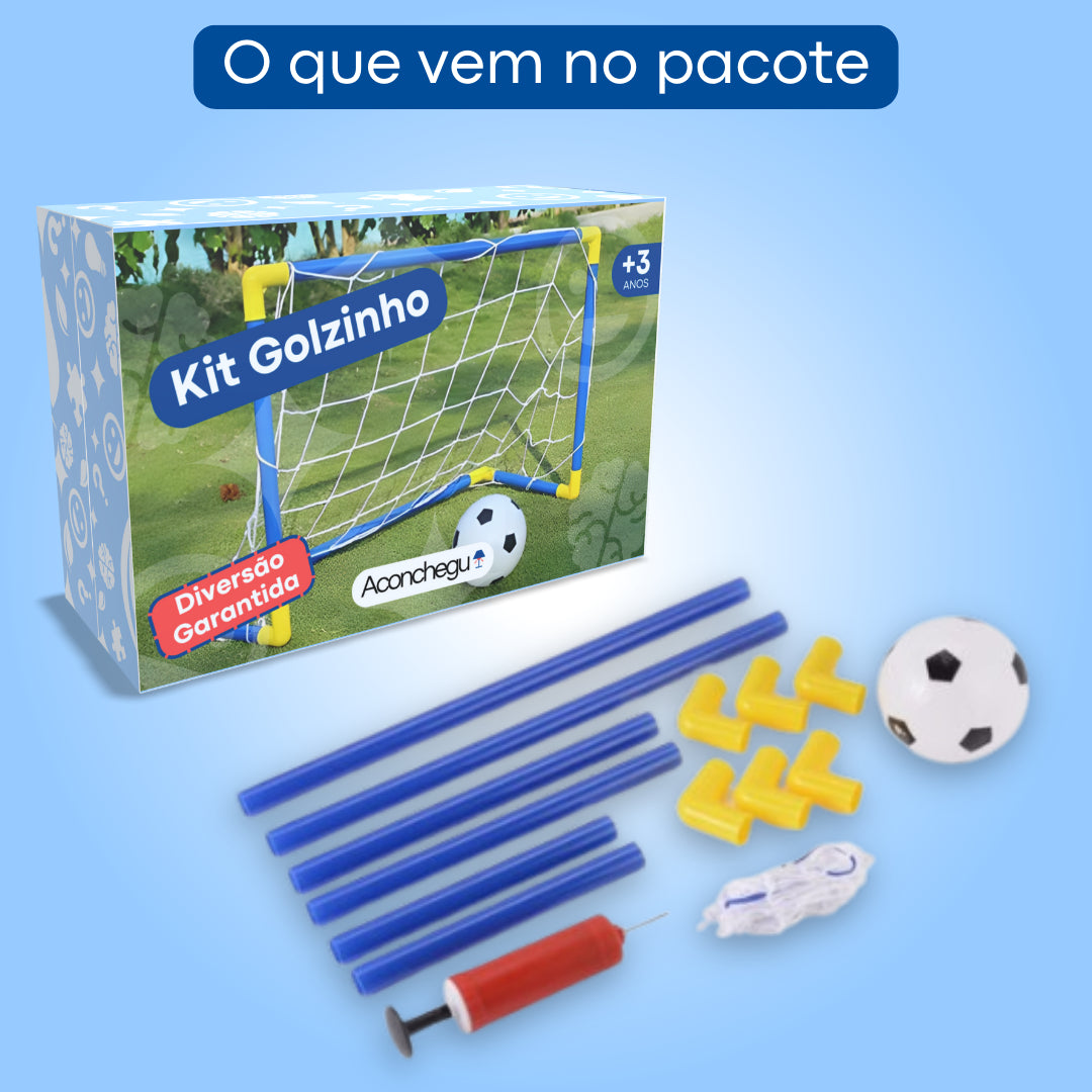 Kit Golzinho Travinha + Bola + Bombinha