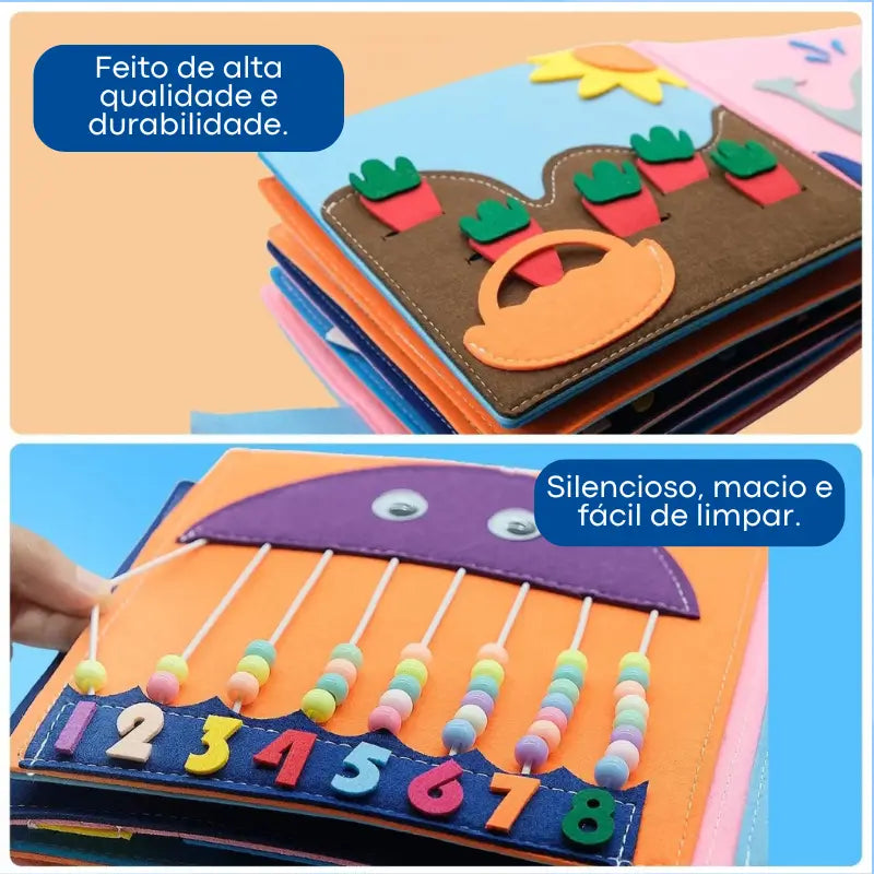 Livro de História Sensorial Montessori 3D