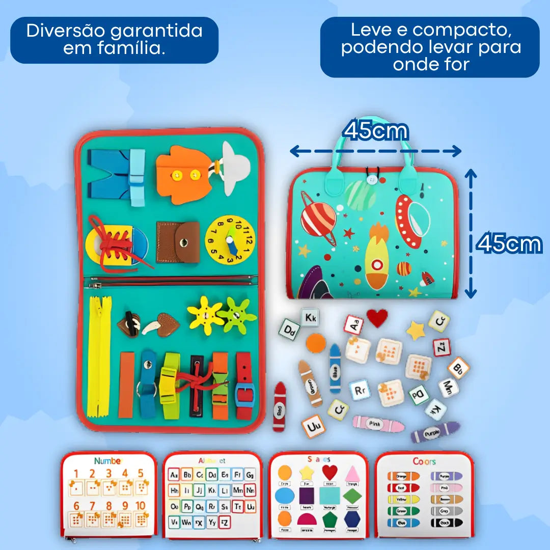 Maleta de Viagem Sensorial Montessori