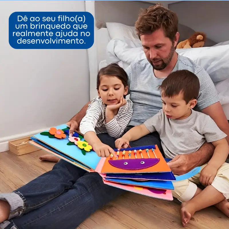 Livro de História Sensorial Montessori 3D