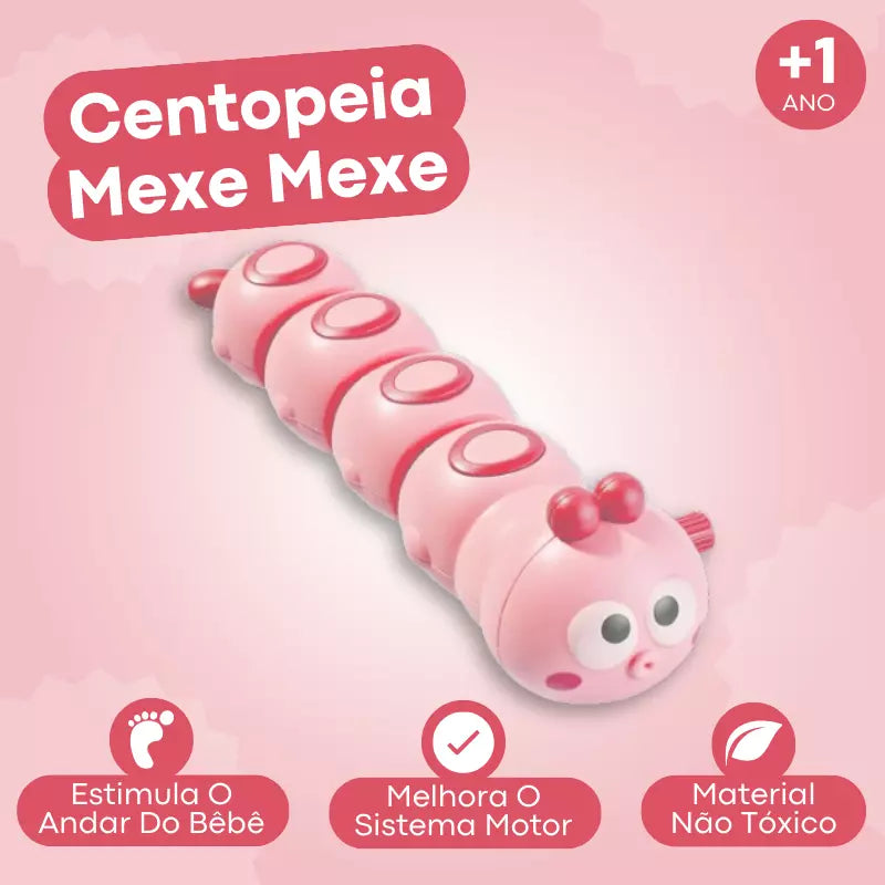 Brinquedo Centopeia Mexe Mexe