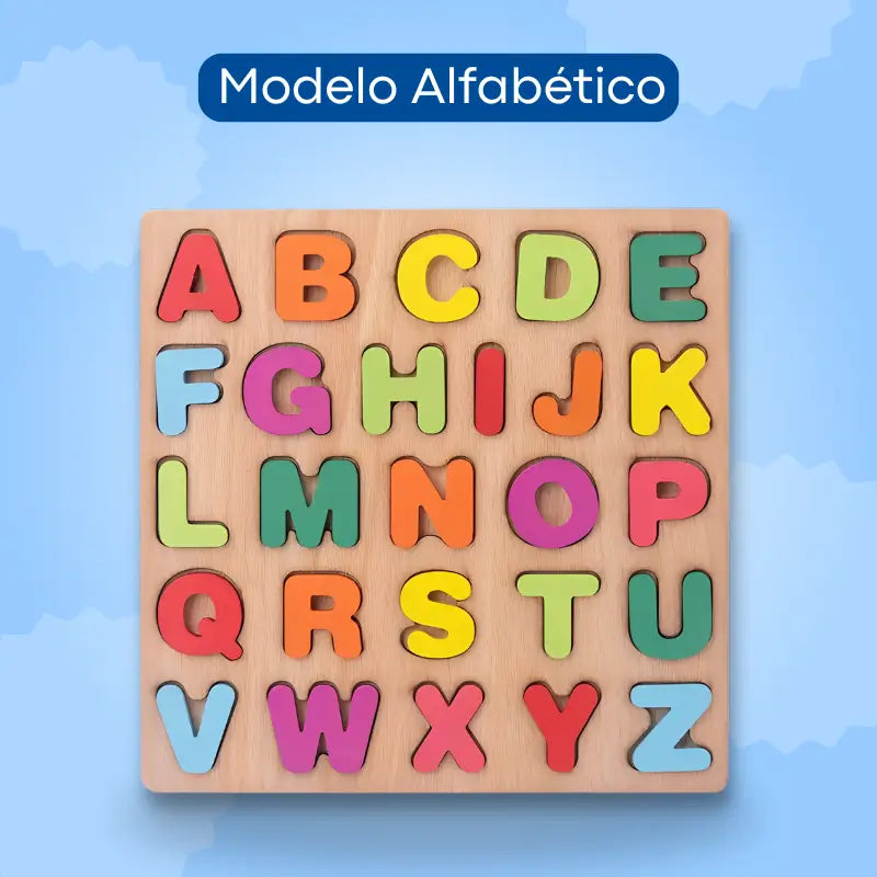 Aprenda Brincando - Quebra-Cabeça De Madeira Montessori