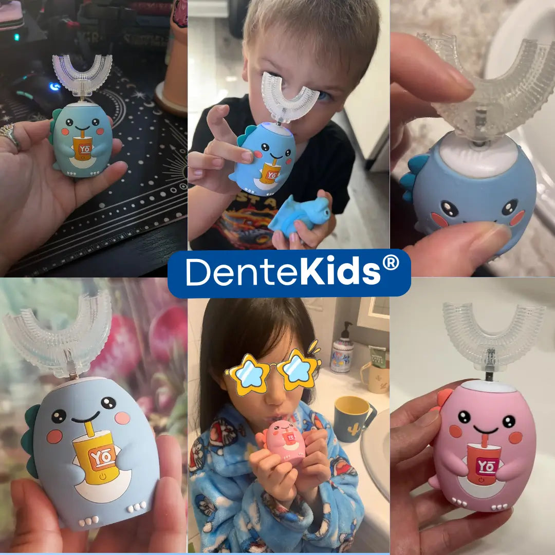 DenteKids® | Escova de Dentes Elétrica Infantil