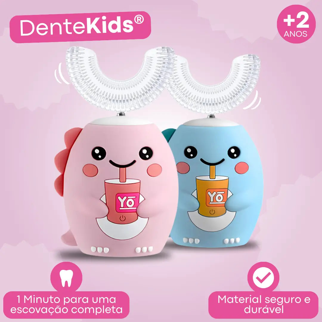 DenteKids® | Escova de Dentes Elétrica Infantil