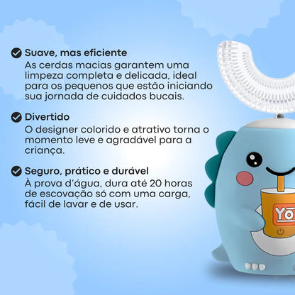 DenteKids® | Escova de Dentes Elétrica Infantil